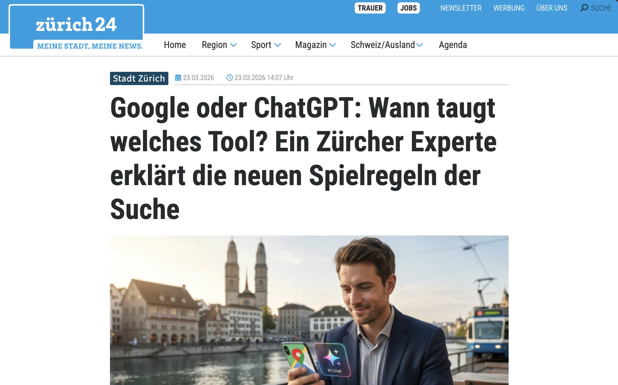 SEO 2026 CEO David Bachetti im Experten Interview bei Zürich24